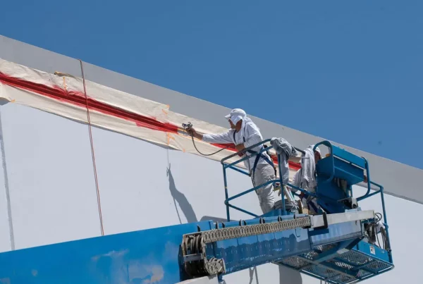 man doing paint job